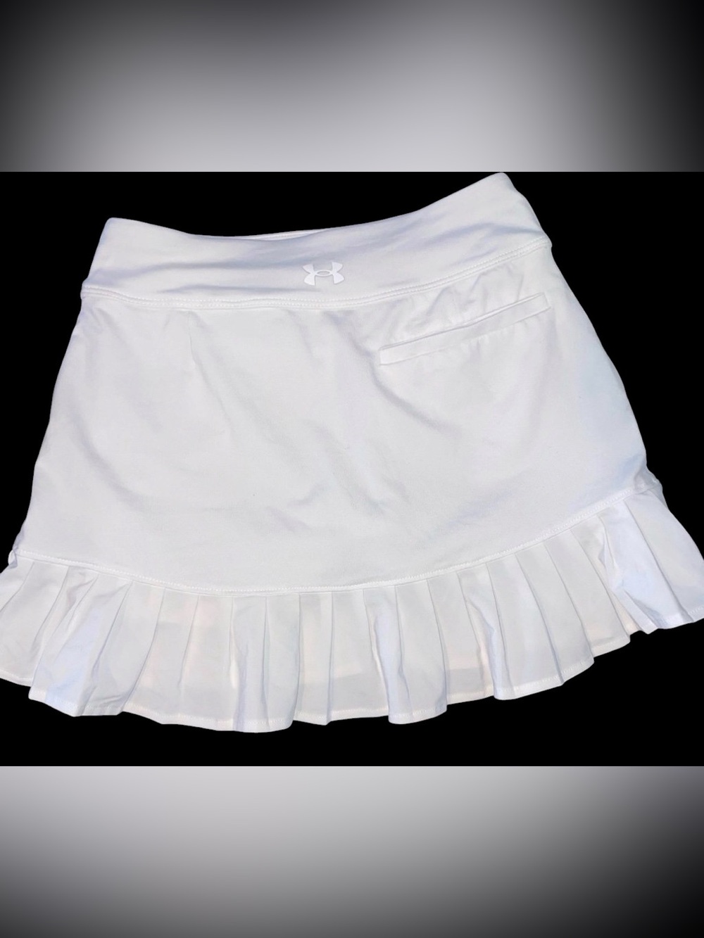 Under Armour White Pleated Tennis Skort - Picture 1 of 5